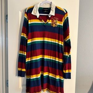 XL HARRY POTTER RUGBY DRESS WORN TWICE